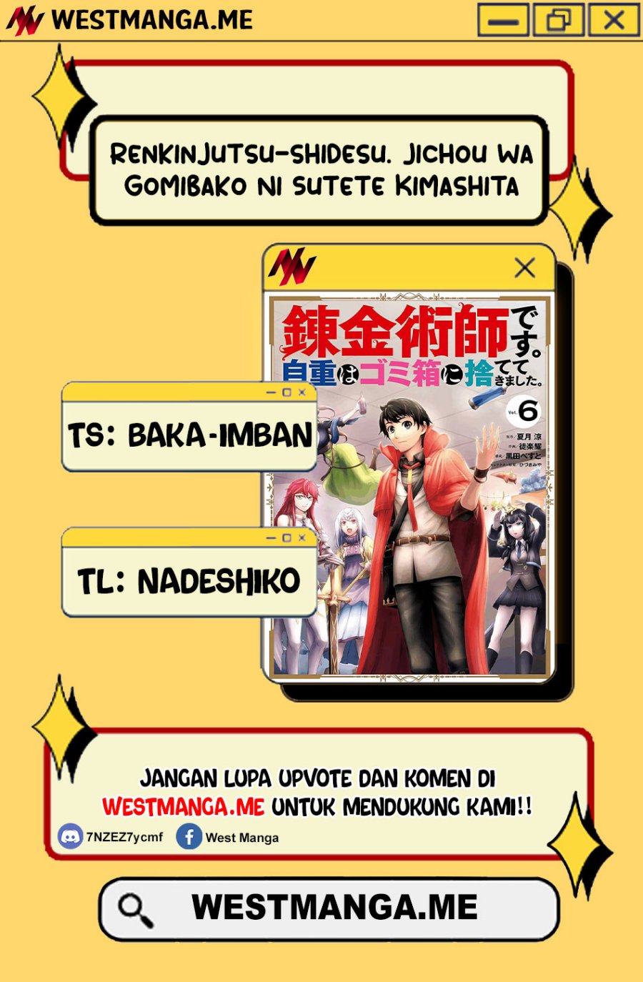 Renkinjutsu-shidesu. Jichou Wa Gomibako Ni Sutete chapter 25